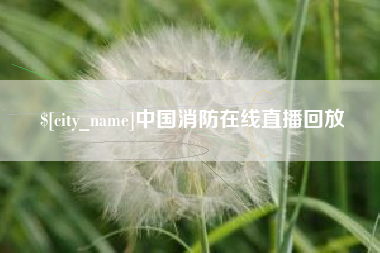 湖州中国消防在线直播回放