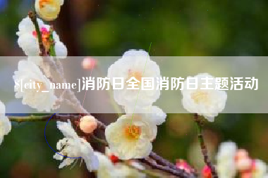 湖州消防日全国消防日主题活动