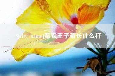 湖州看看王子豪长什么样