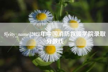 湖州2021年中国消防救援学院录取分数线