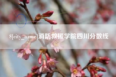 湖州消防救援学院四川分数线