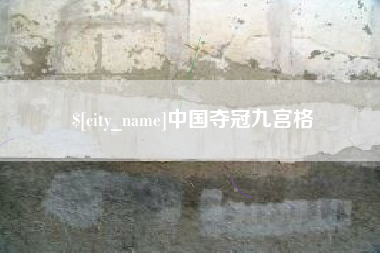 湖州中国夺冠九宫格