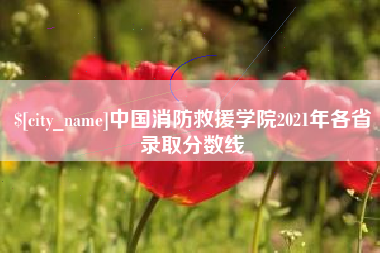 湖州中国消防救援学院2021年各省录取分数线