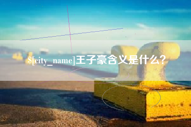 湖州王子豪含义是什么？