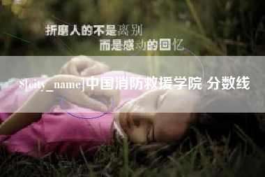 湖州中国消防救援学院 分数线