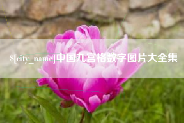 湖州中国九宫格数字图片大全集