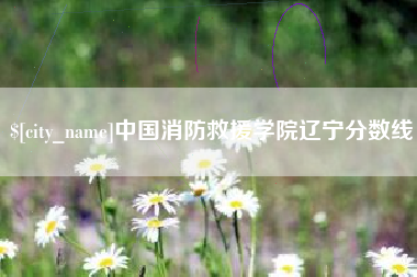 湖州中国消防救援学院辽宁分数线