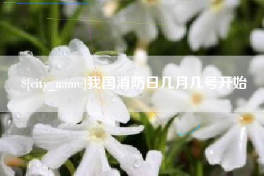 湖州我国消防日几月几号开始