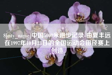 湖州中国5000米跑步记录-由夏丰远在1997年10月23日的全国运动会田径赛上创造
