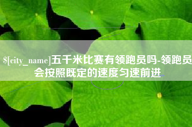 湖州五千米比赛有领跑员吗-领跑员会按照既定的速度匀速前进