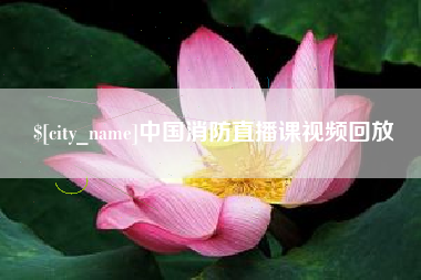 湖州中国消防直播课视频回放