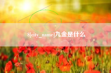 湖州九金是什么
