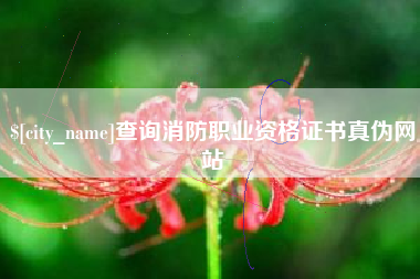 湖州查询消防职业资格证书真伪网站