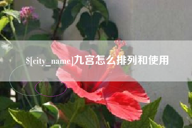 湖州九宫怎么排列和使用