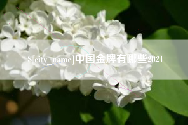 湖州中国金牌有哪些2021